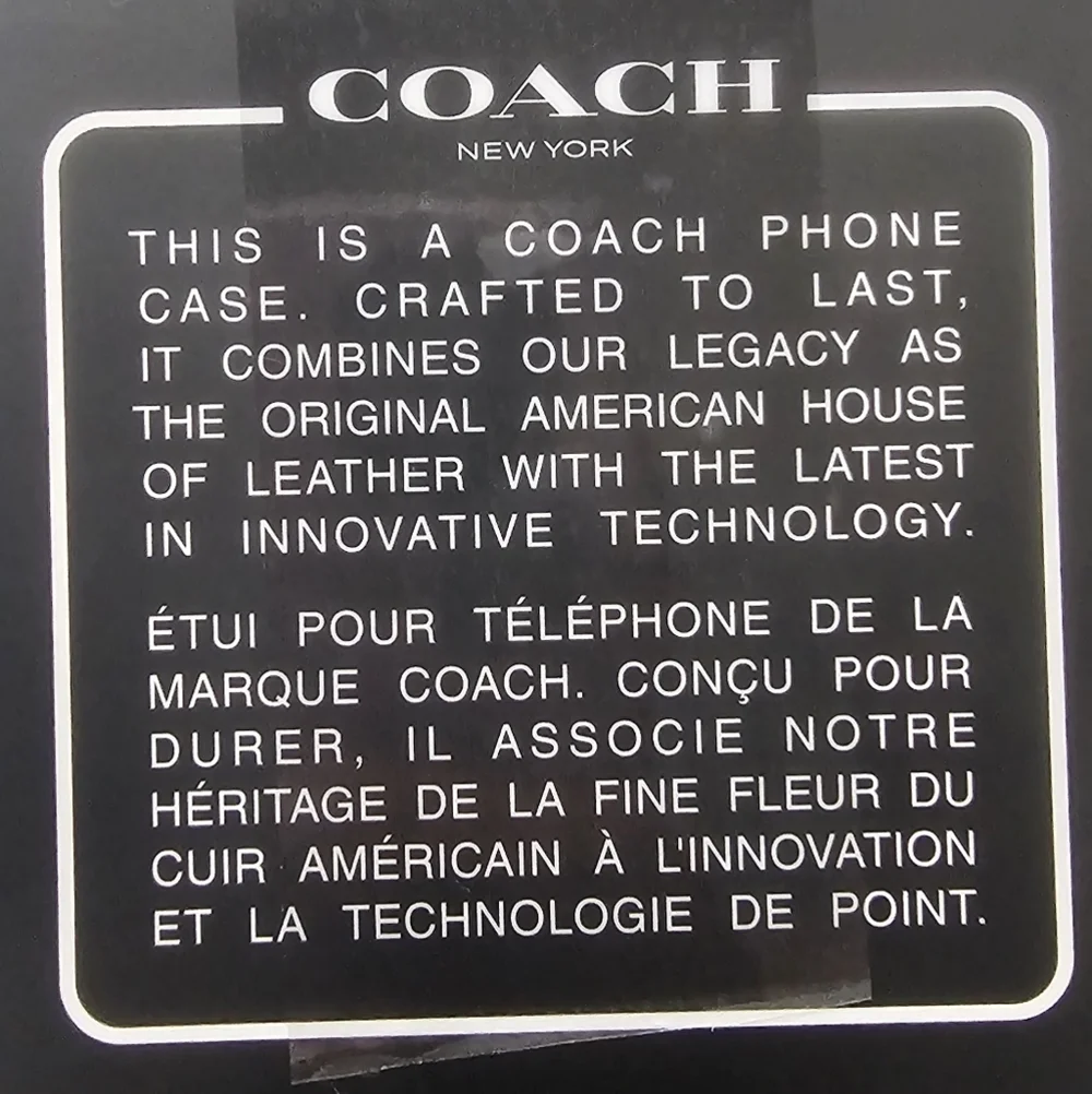 Coach Iphone 15 Pro Max Case